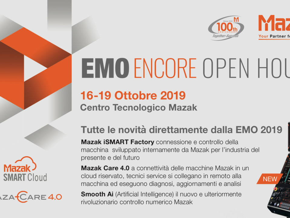Emo Encore Open House Mazak Italia - Macchine Utensili Bologna